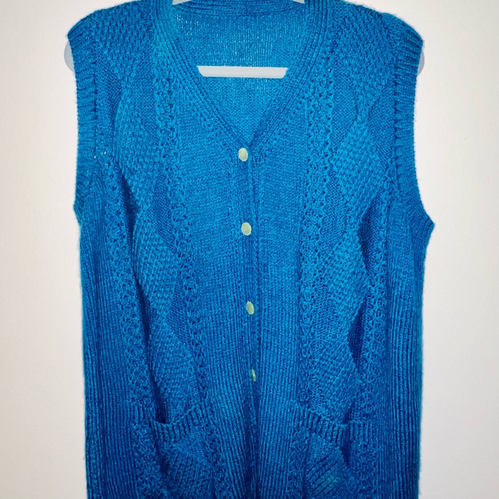 Vintage Oversized Sweater Vest